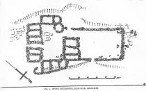 Drawing of main part of the settlement (Raistrick 1929)