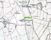 The old oak on the 1854 map