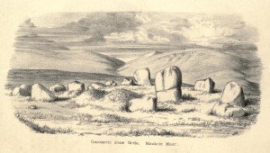 1861 drawing of the site