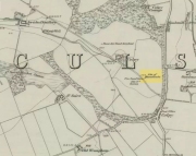 Colpy Circle site on 1868 map